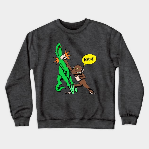 BAM! Crewneck Sweatshirt by crap-art